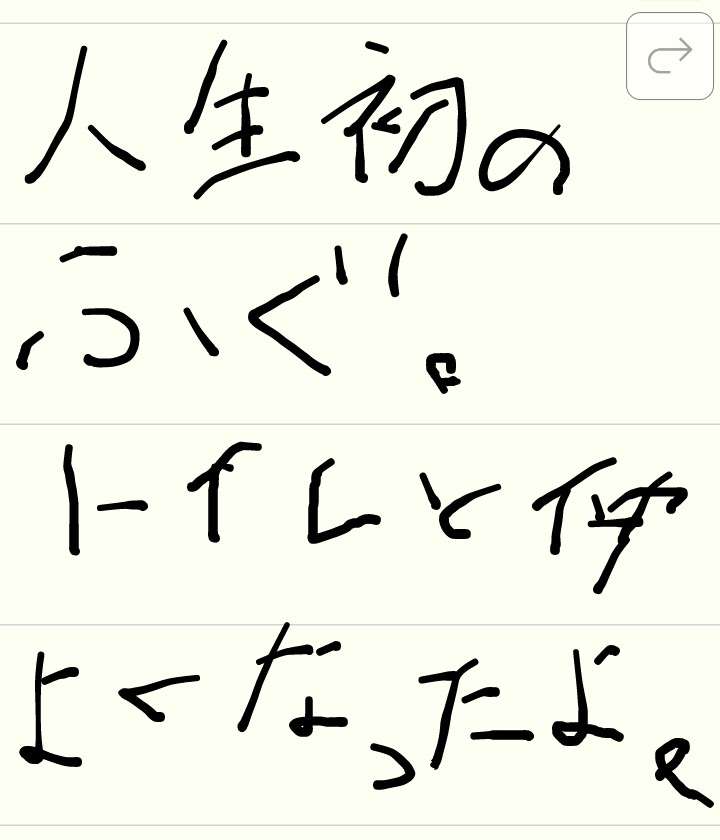 筆談で土曜の夜を静かに楽しく過ごすトピ