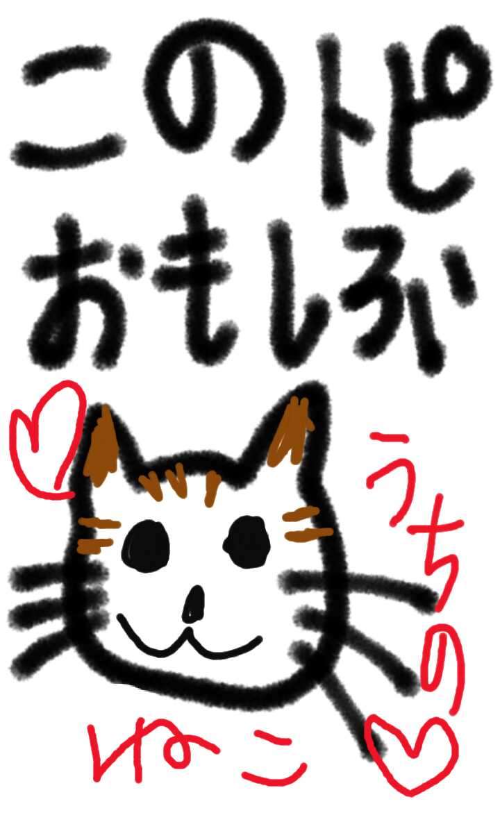 筆談で土曜の夜を静かに楽しく過ごすトピ
