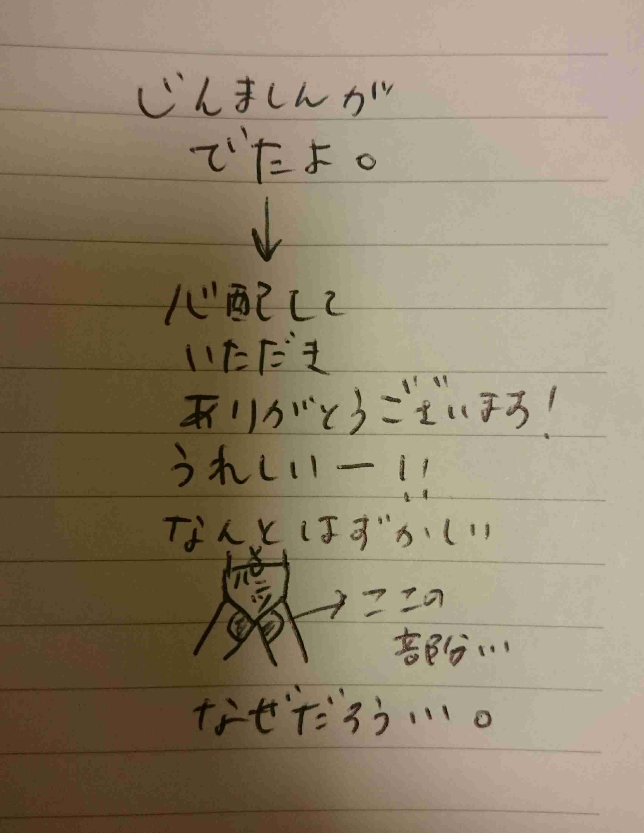 筆談で土曜の夜を静かに楽しく過ごすトピ