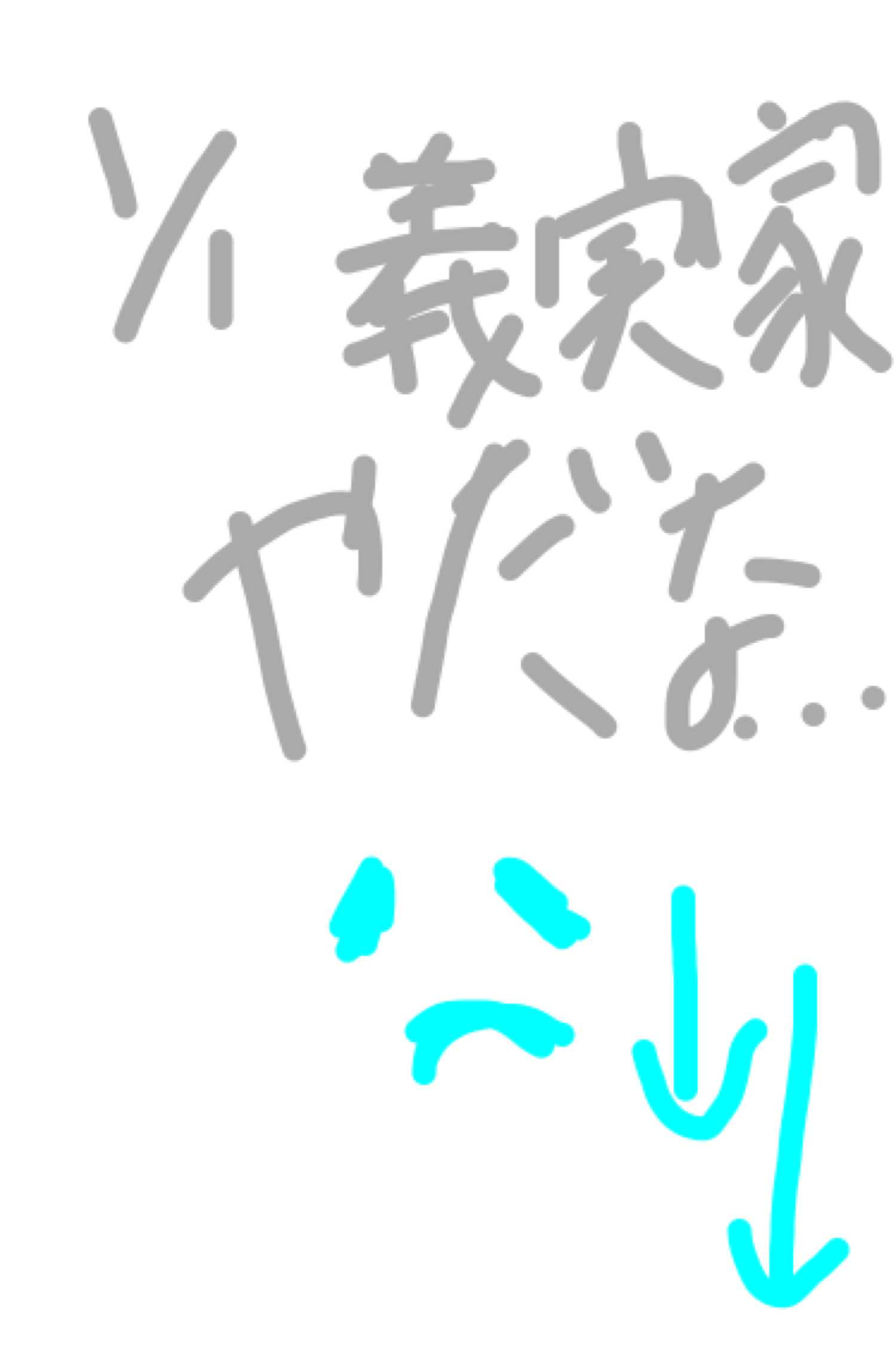 筆談で土曜の夜を静かに楽しく過ごすトピ