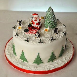 クリスマスのケーキ・ご馳走の画像いっぱい
