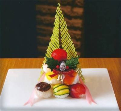 クリスマスのケーキ・ご馳走の画像いっぱい