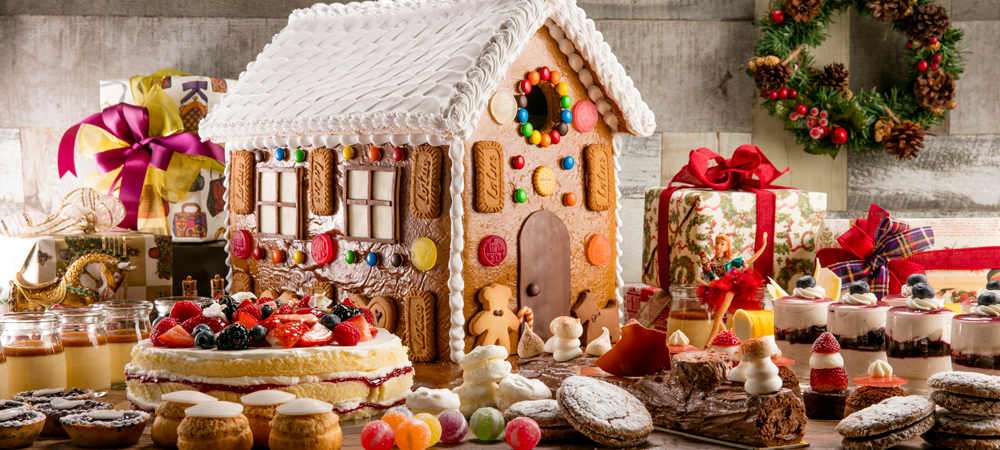 クリスマスのケーキ・ご馳走の画像いっぱい