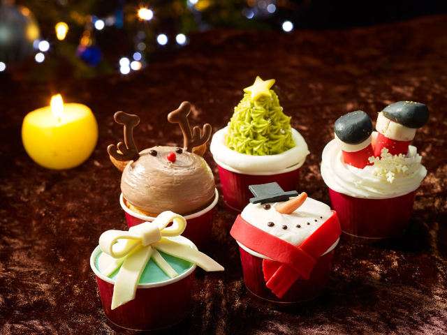 クリスマスのケーキ・ご馳走の画像いっぱい