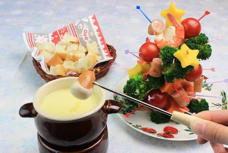 クリスマスのケーキ・ご馳走の画像いっぱい