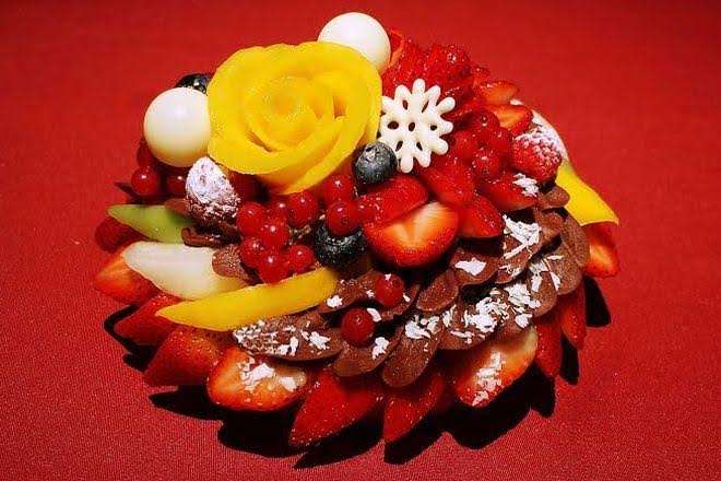 クリスマスのケーキ・ご馳走の画像いっぱい
