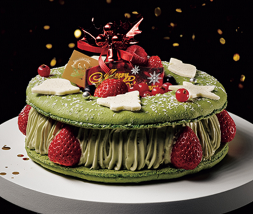 クリスマスのケーキ・ご馳走の画像いっぱい
