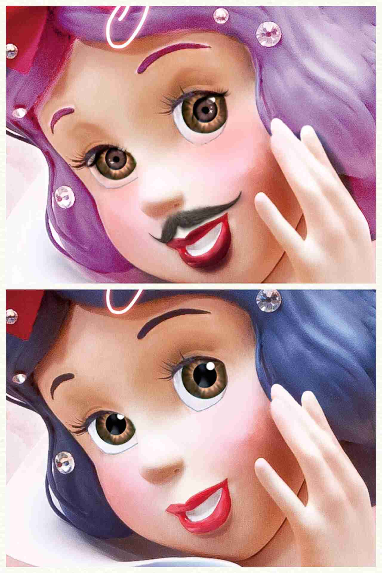 アニメキャラをメイクさせよう