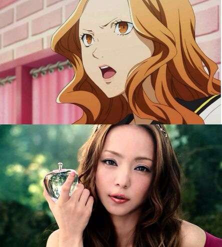アニメヒロインの顔を女性有名人で当てはめてみるトピ