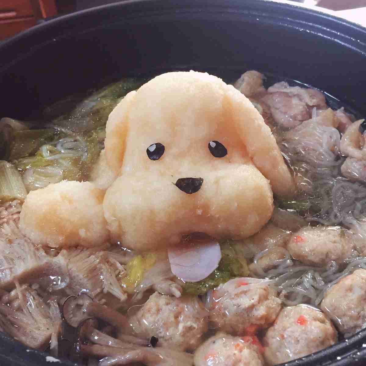 ふわふわが集まるトピ