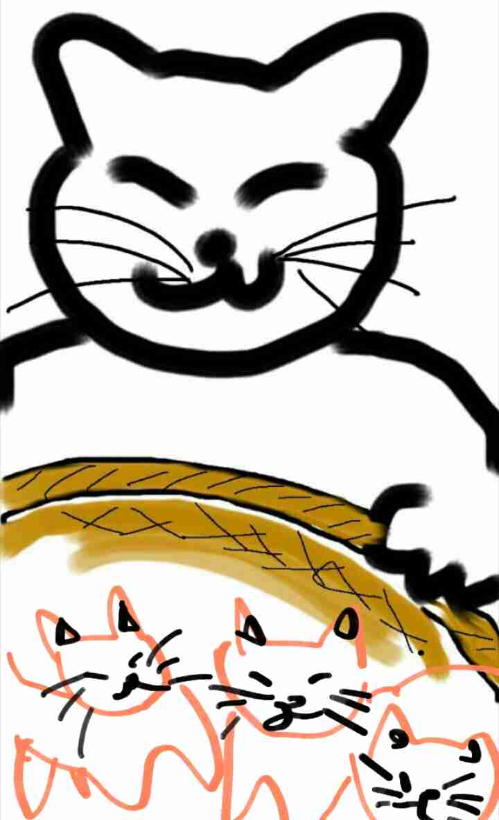 【お絵描き】子猫産まれました(=^ェ^=)