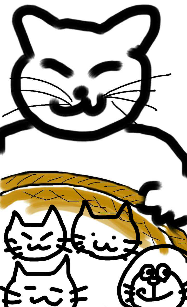 【お絵描き】子猫産まれました(=^ェ^=)