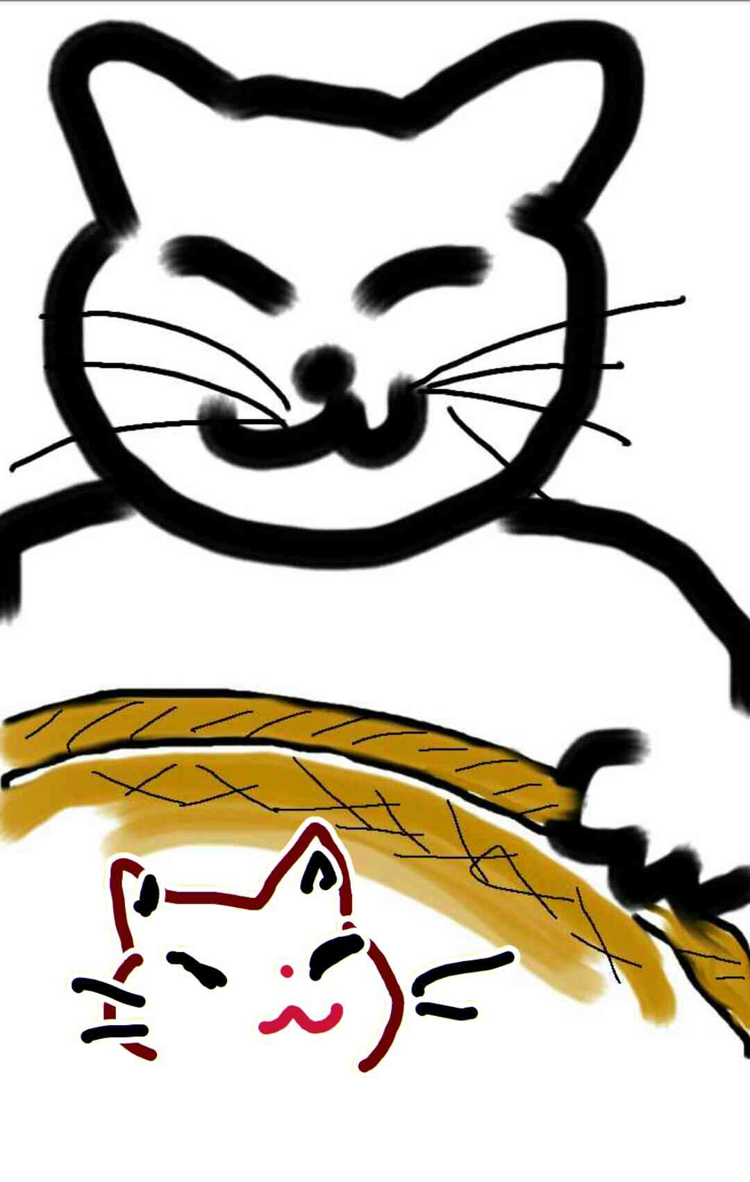 【お絵描き】子猫産まれました(=^ェ^=)