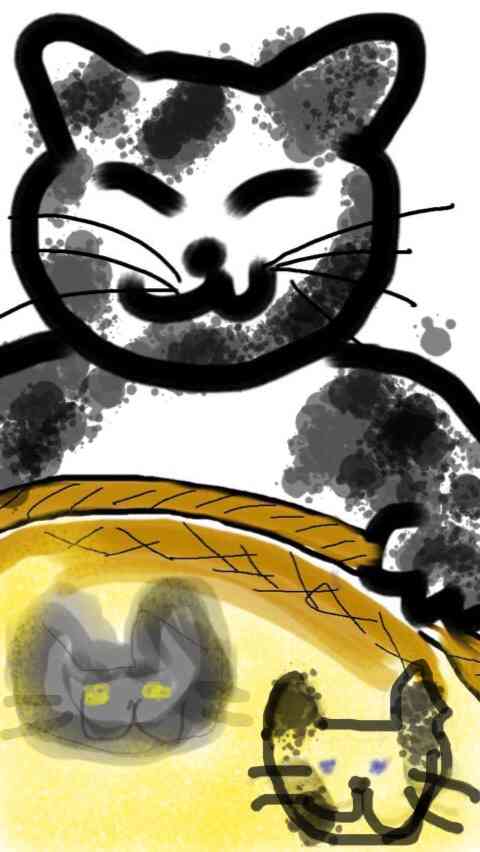 【お絵描き】子猫産まれました(=^ェ^=)