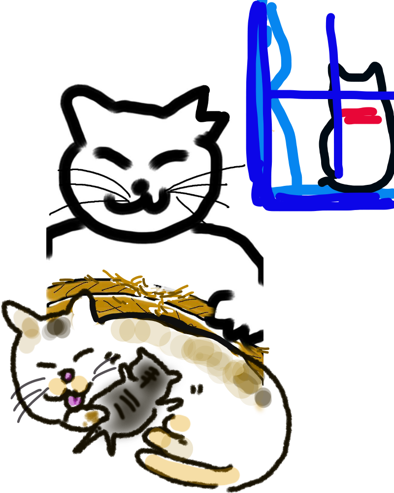 【お絵描き】子猫産まれました(=^ェ^=)