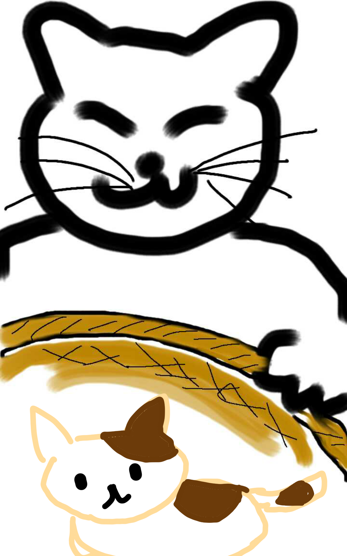 【お絵描き】子猫産まれました(=^ェ^=)