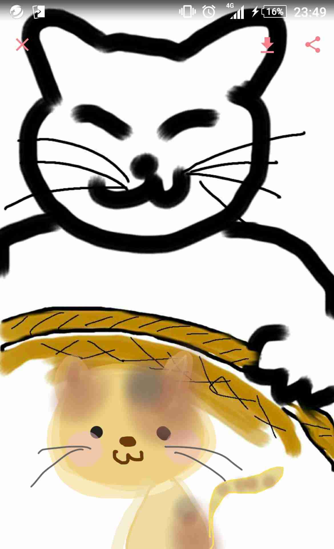 【お絵描き】子猫産まれました(=^ェ^=)