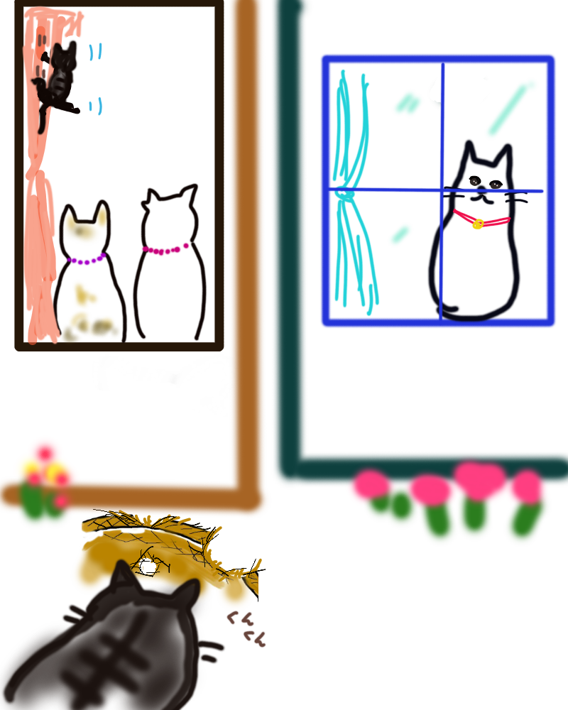 【お絵描き】子猫産まれました(=^ェ^=)