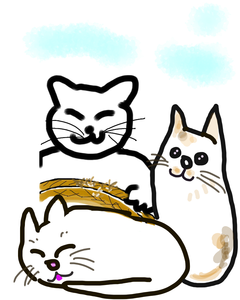 【お絵描き】子猫産まれました(=^ェ^=)