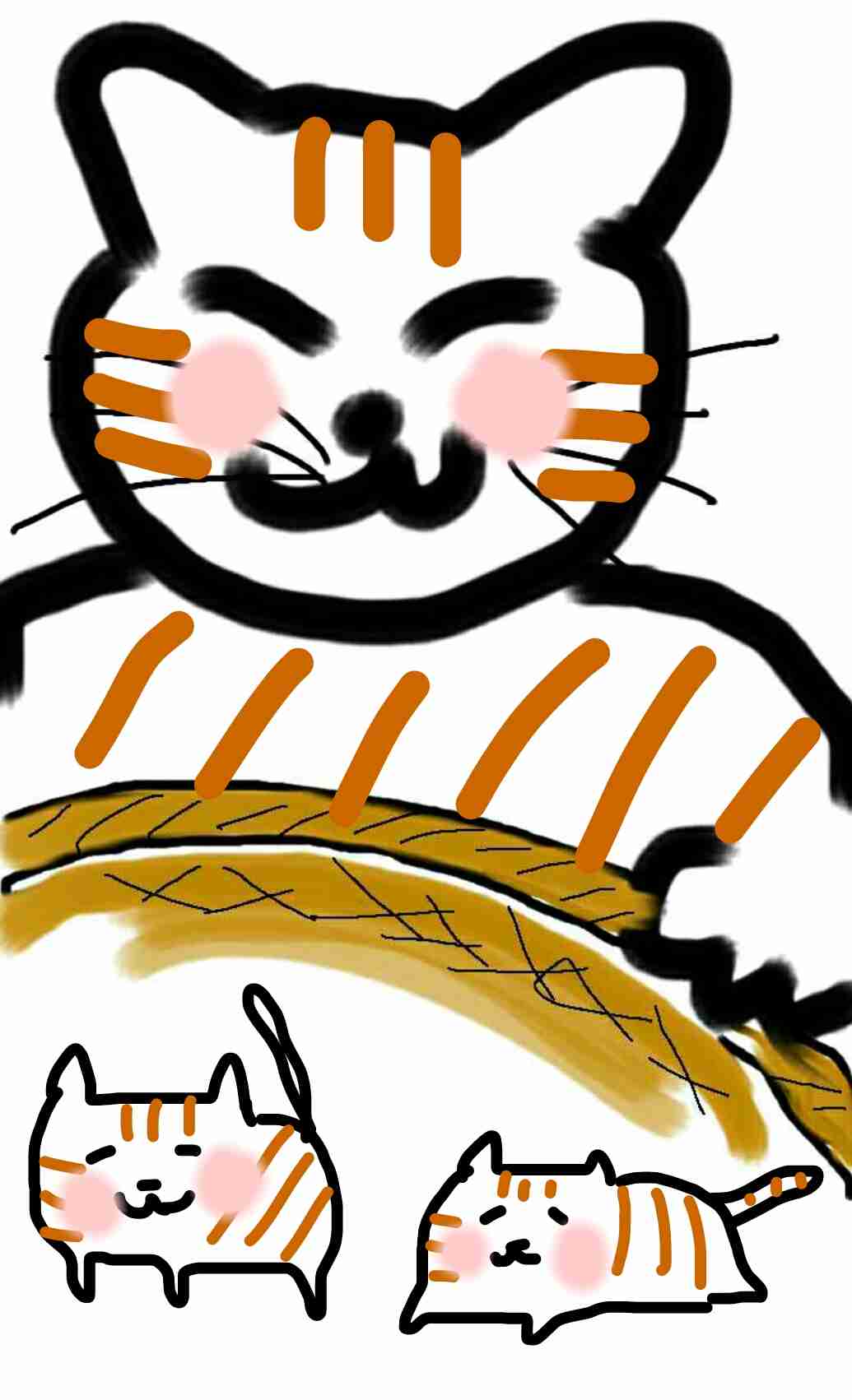 【お絵描き】子猫産まれました(=^ェ^=)