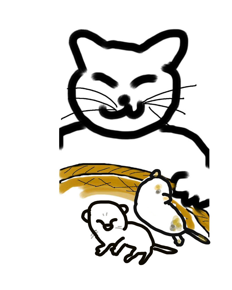 【お絵描き】子猫産まれました(=^ェ^=)