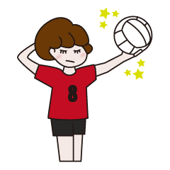 ママさんバレーしてる人ー！