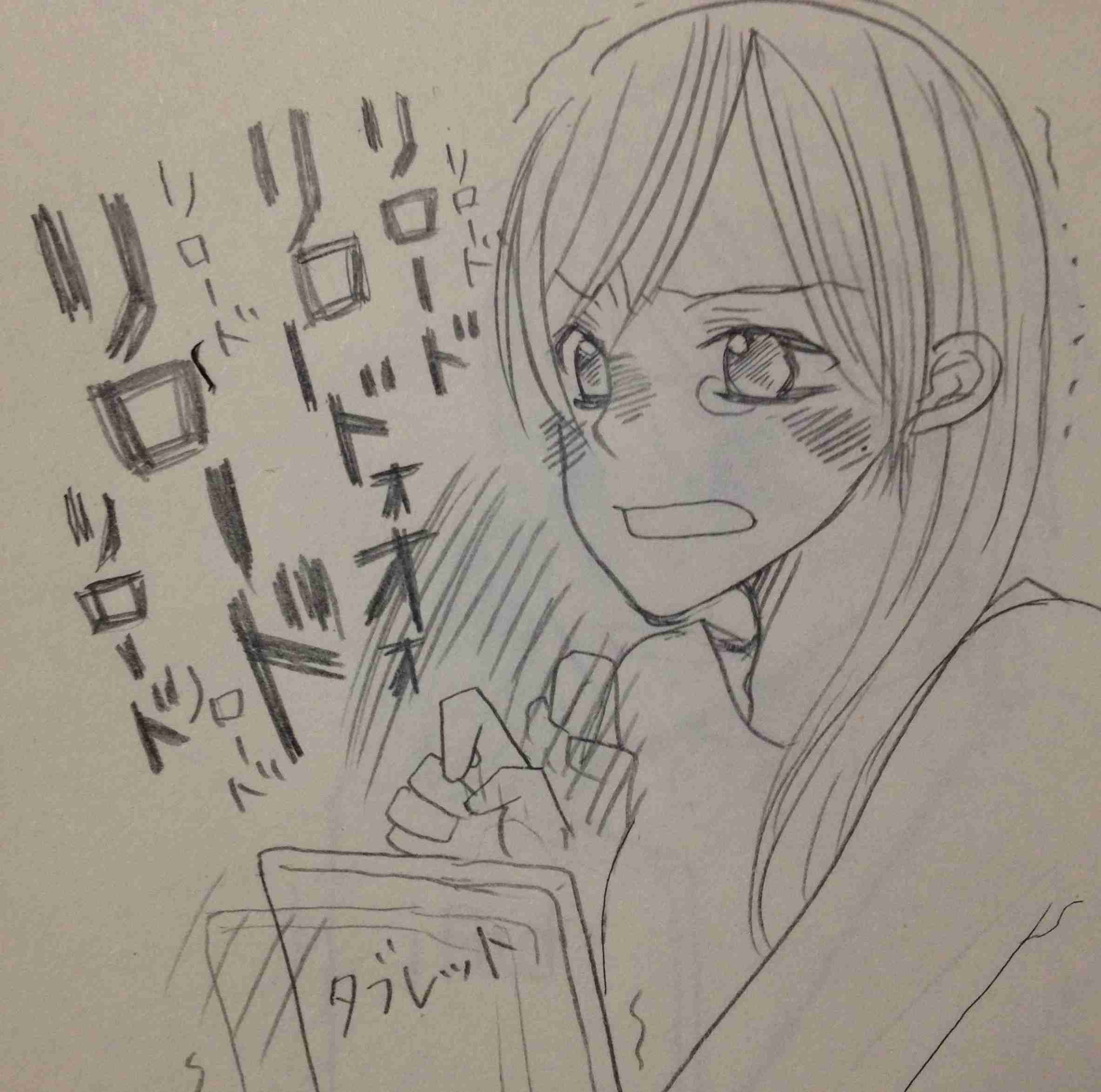 女の子の絵を描くトピ Part5