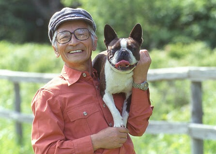 芸能人と動物の写真