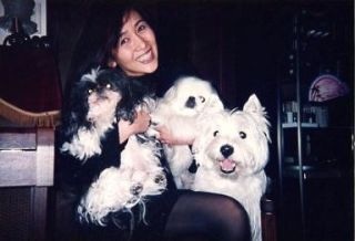 芸能人と動物の写真