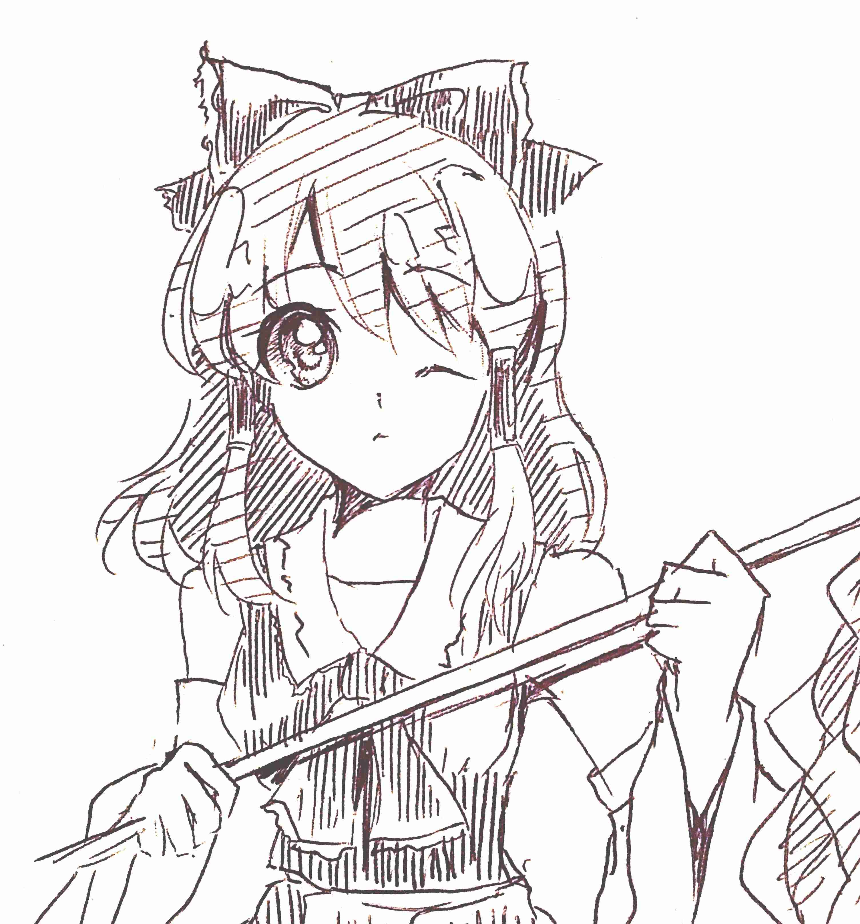 好きなキャラの絵を描くトピ