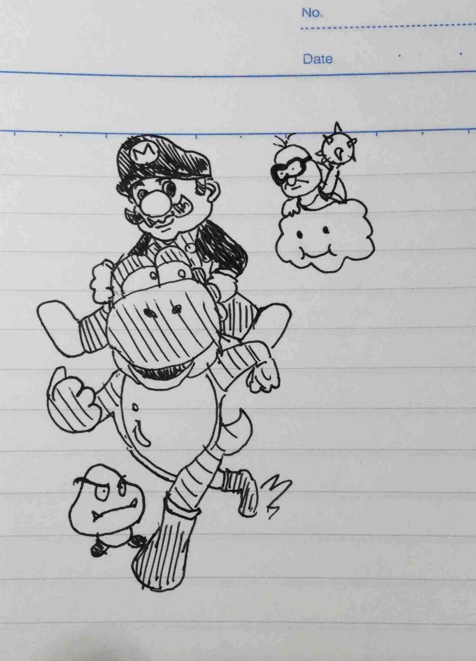 好きなキャラの絵を描くトピ