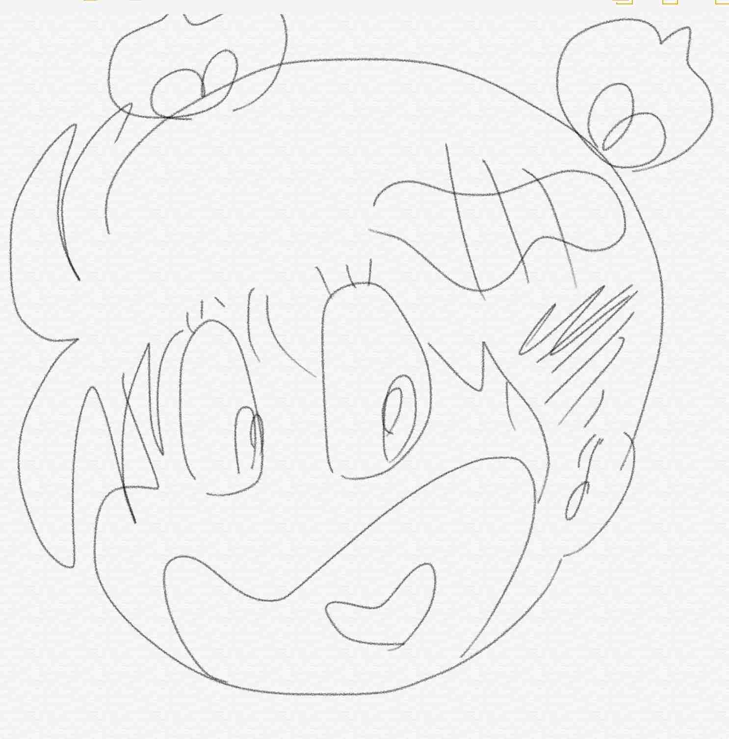 好きなキャラの絵を描くトピ