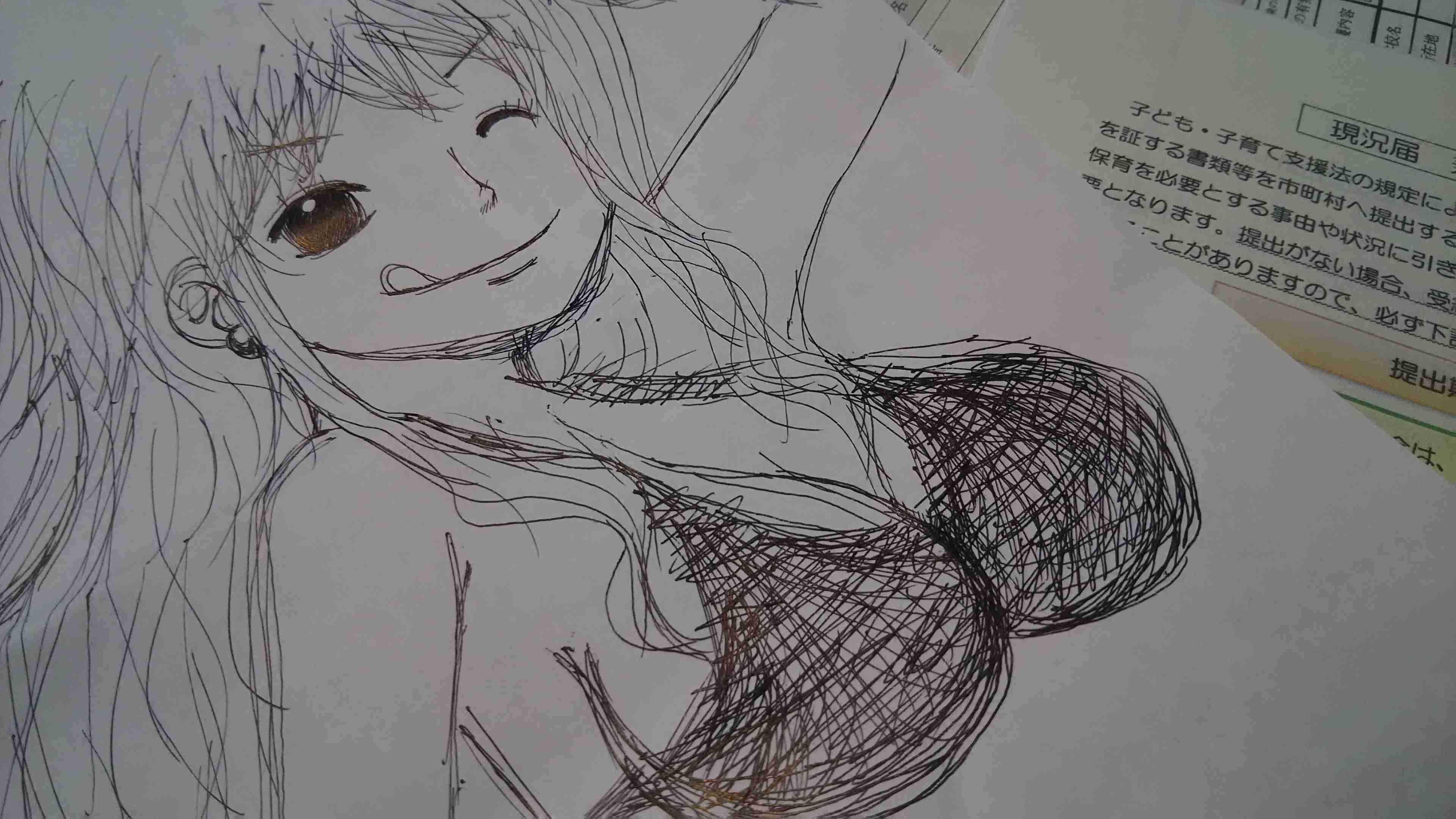 好きなキャラの絵を描くトピ