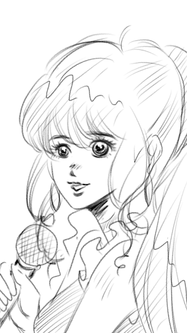 好きなキャラの絵を描くトピ