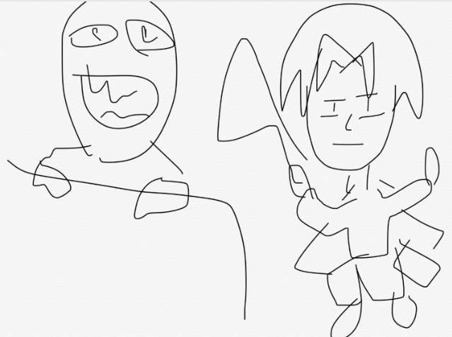 好きなキャラの絵を描くトピ