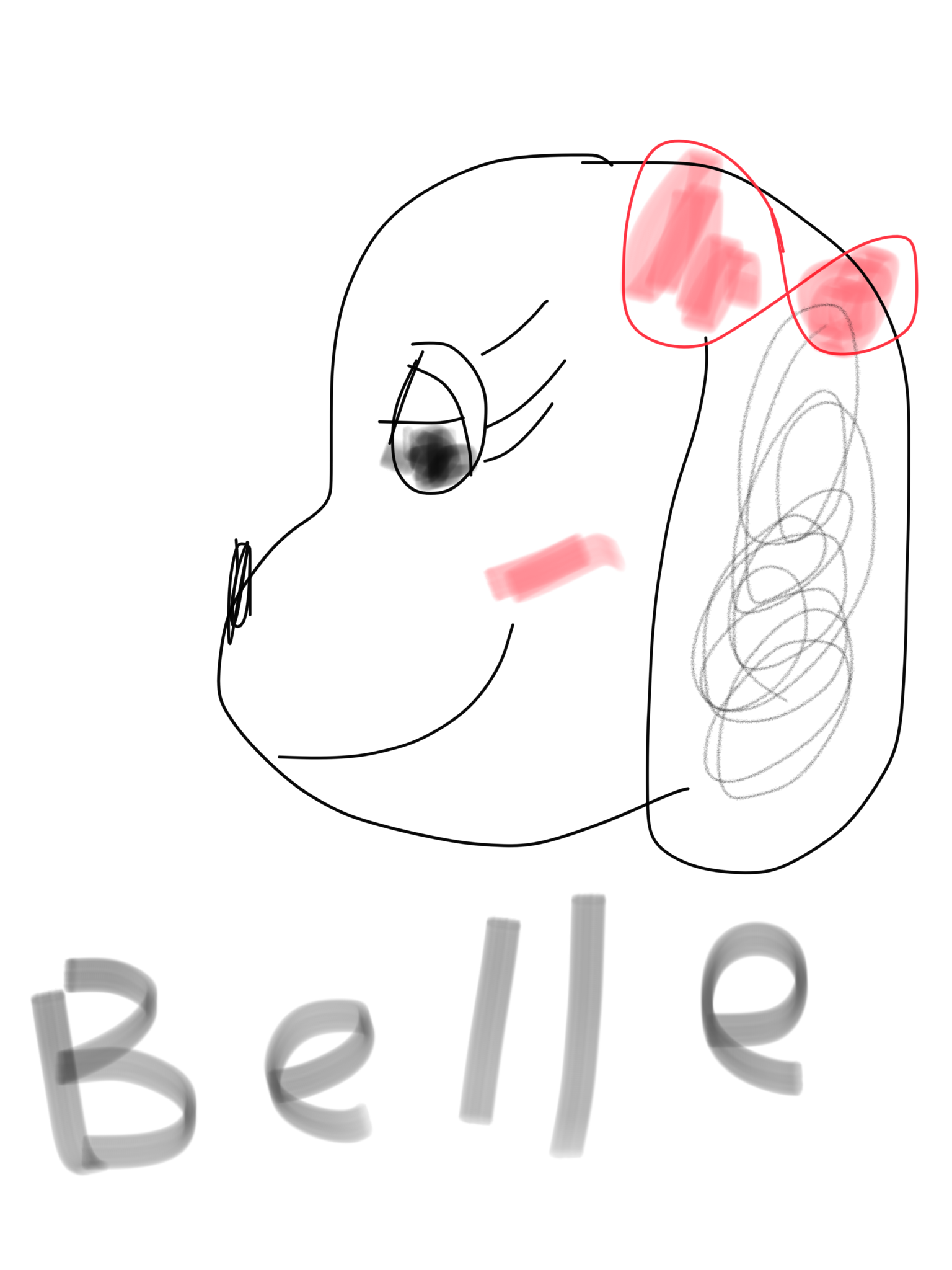 好きなキャラの絵を描くトピ