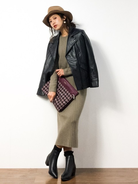 秋冬のシンプルコーデ