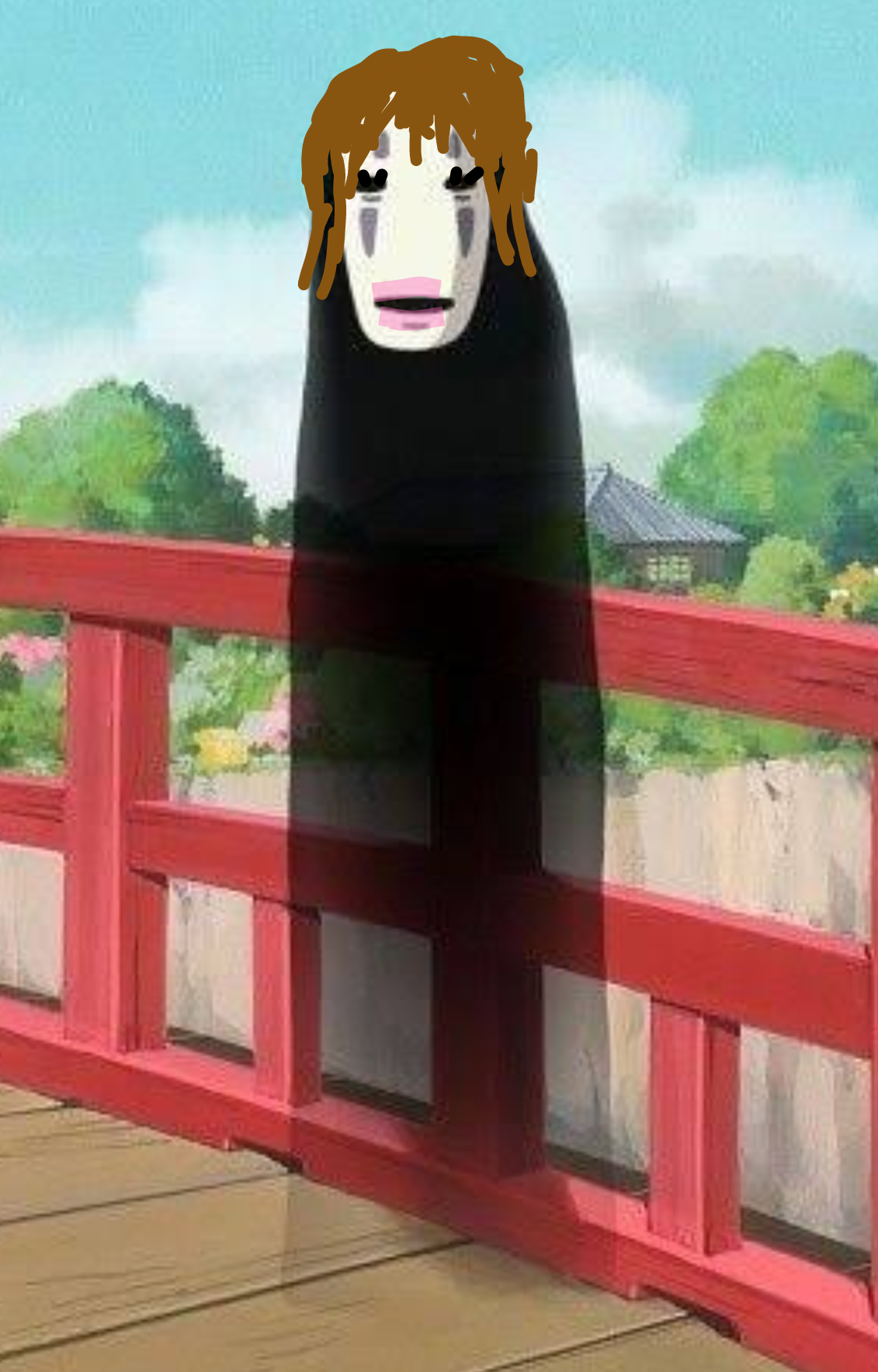 自分に似ている画像を使って一言