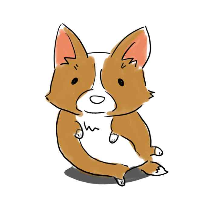 ペットの似顔絵を描くトピ