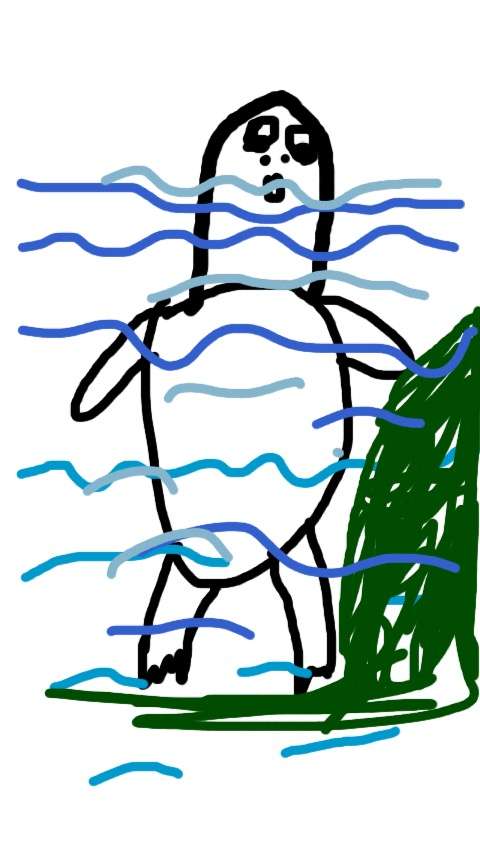 ペットの似顔絵を描くトピ