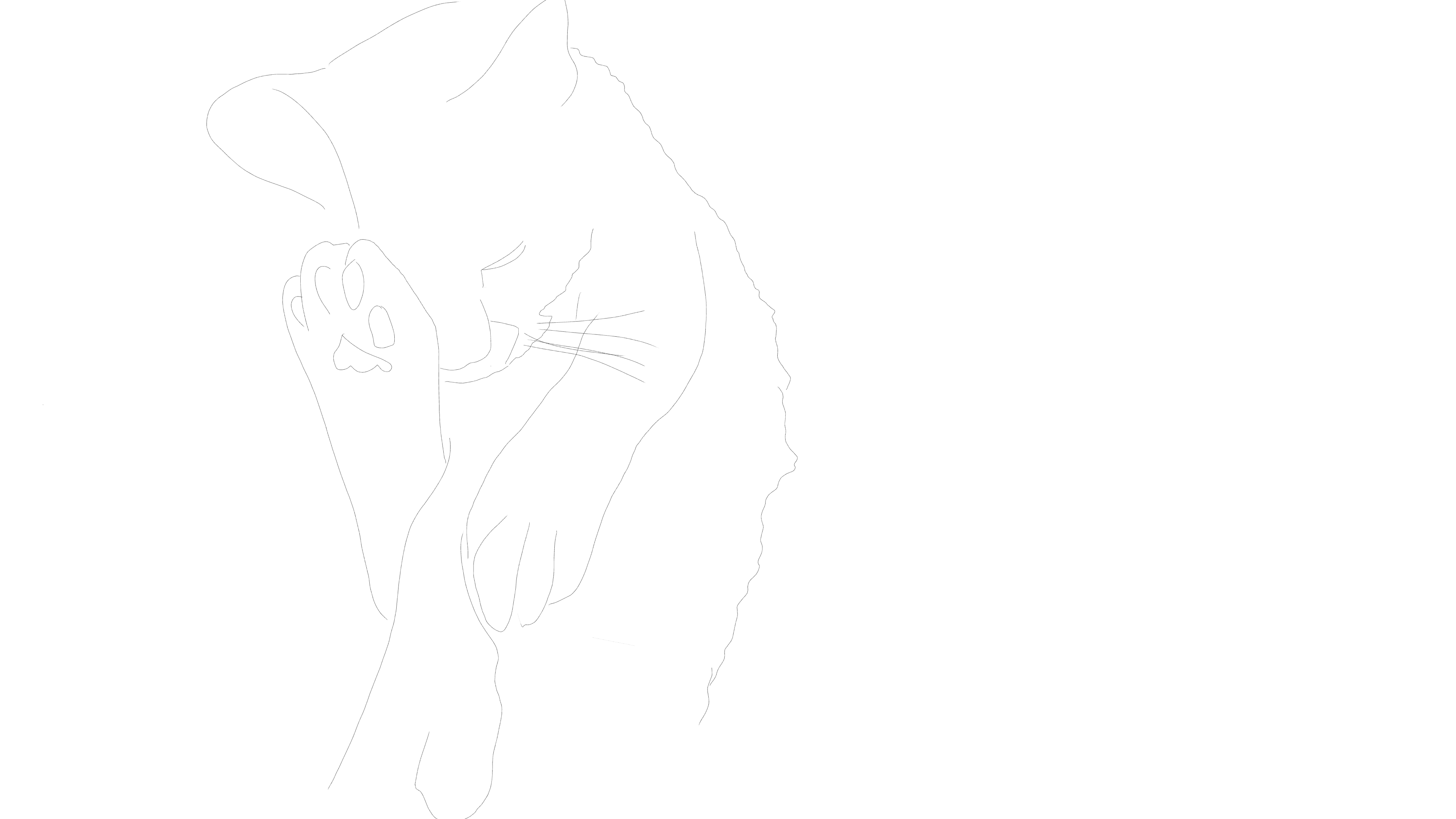 ペットの似顔絵を描くトピ