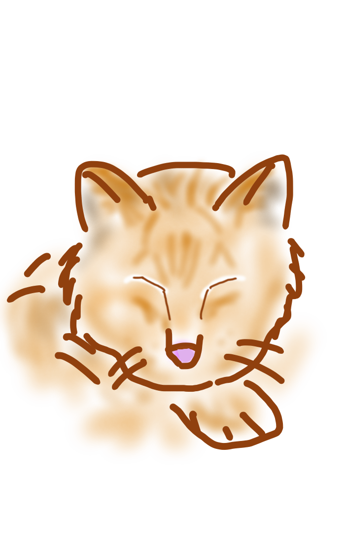 ペットの似顔絵を描くトピ