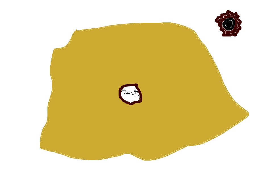 食べたお菓子の袋を描くトピ