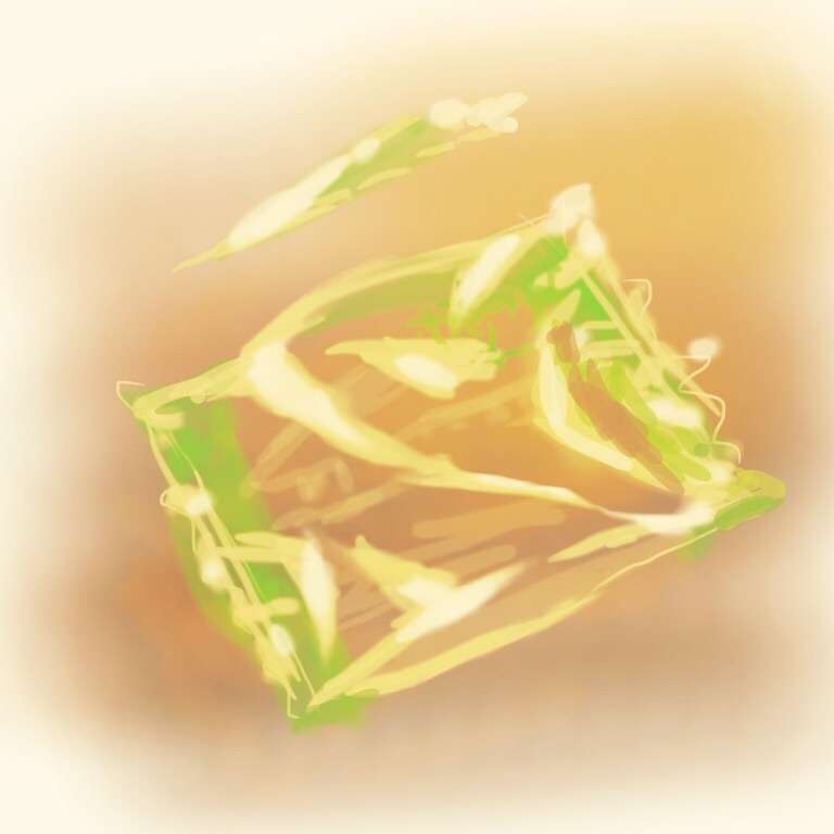 食べたお菓子の袋を描くトピ