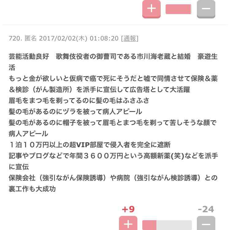 小林麻央　夫・市川海老蔵の舞台観劇…がん公表後初