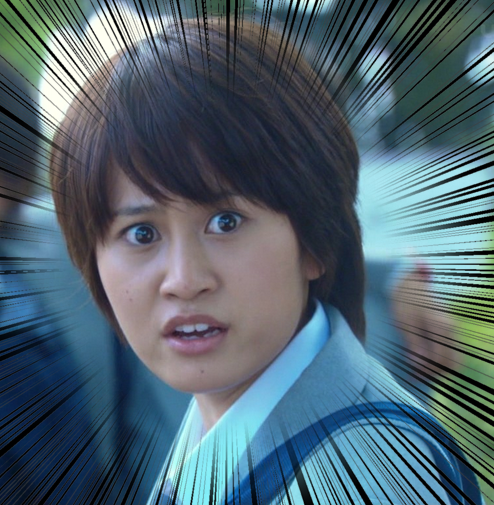 集中線を入れて迫力を出すトピ