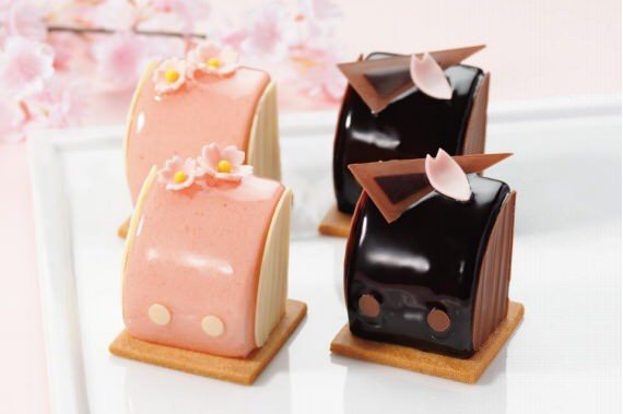 芸術的なお菓子の画像