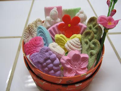 芸術的なお菓子の画像