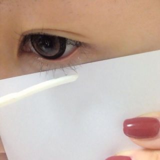 下まつげのマスカラの方法