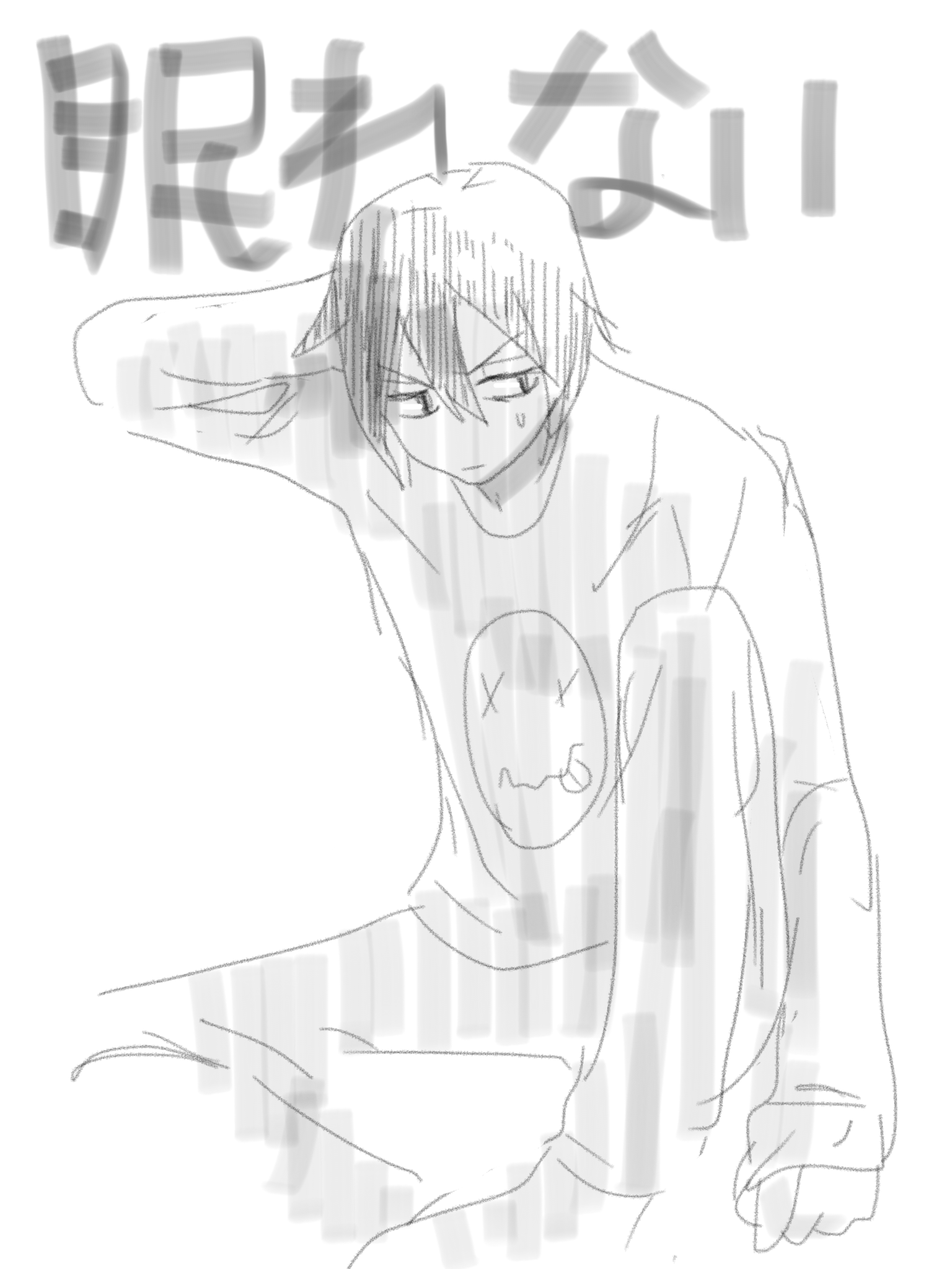 暇つぶしに落書きするトピ